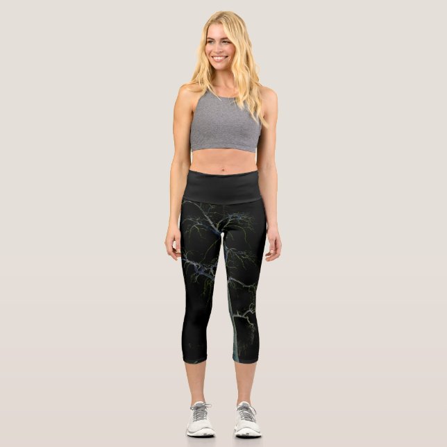 Dark Side 8 lecapcnm Capri Leggings (Front)