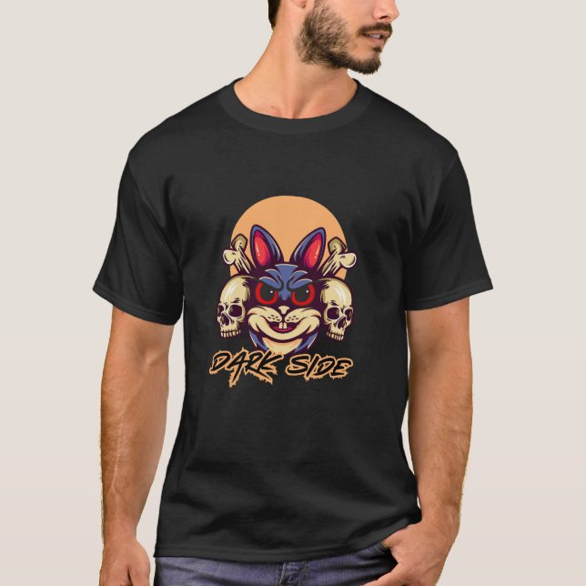Dark Side Bunny: The Charm of Darkness T-Shirt (Front)