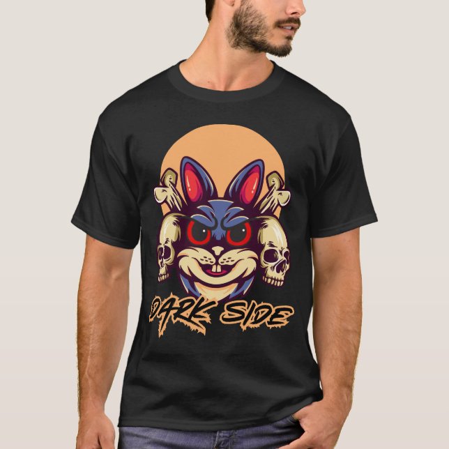 Dark Side Bunny: The Charm of Darkness T-Shirt (Front)