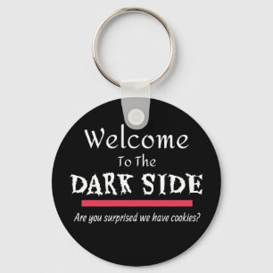Dark Side Funny Novelty Joke Key Ring