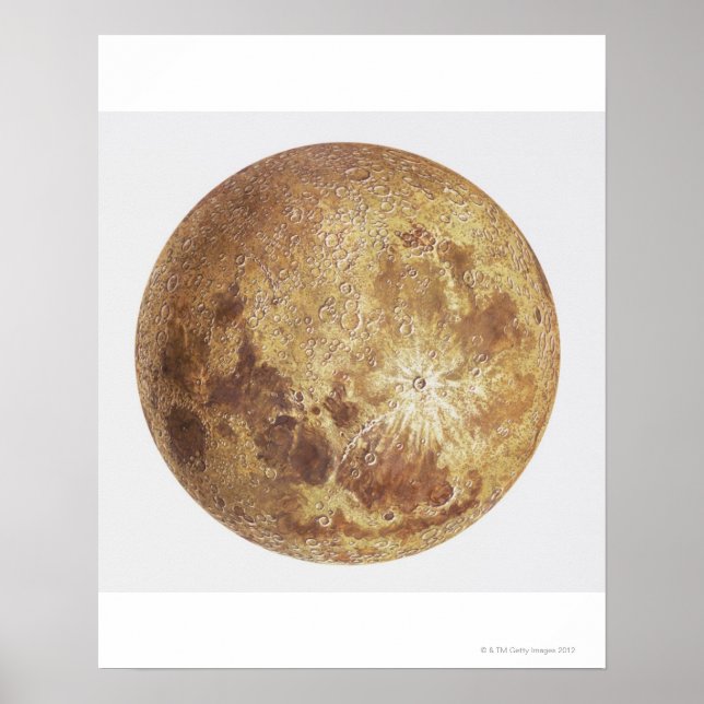 Dark side of the moon, illustration poster (Front)