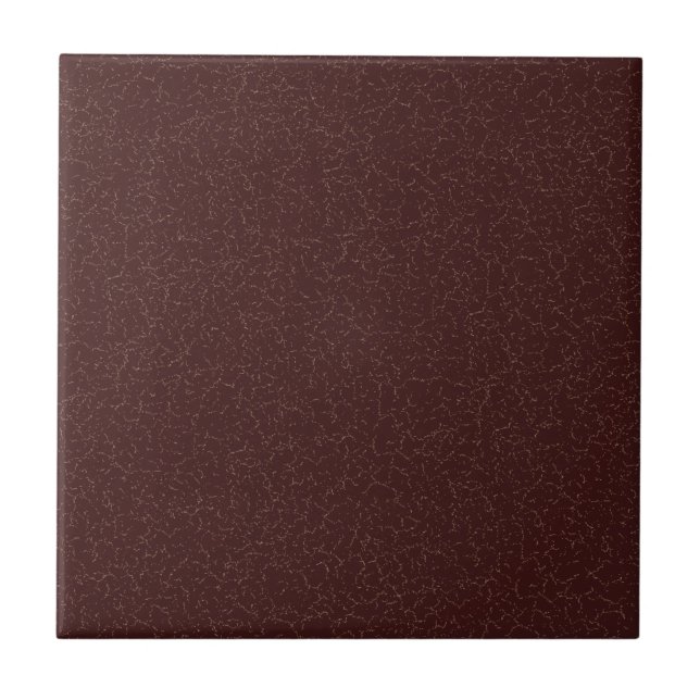 Dark Siena Burgundy Crackle Glaze Solid Colour Ceramic Tile (Front)