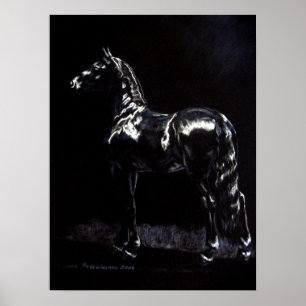 Dark Silver Poster