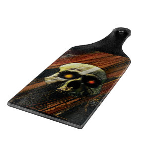 Dark Skull Cutting Board