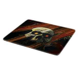 Dark Skull Cutting Board