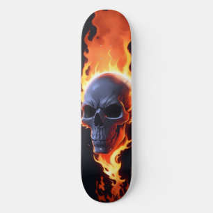 Dark skull dead fire 7  skateboard