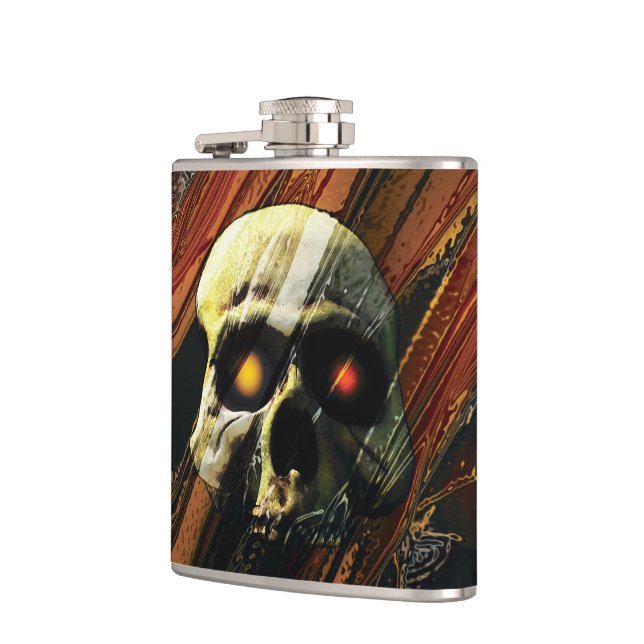 Dark Skull Hip Flask (Left)