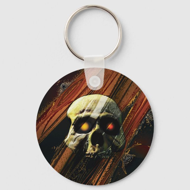 Dark Skull Key Ring (Front)