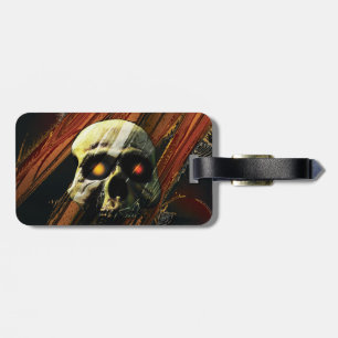 Dark Skull Luggage Tag