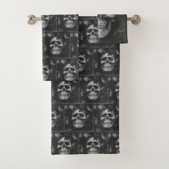 Dark Skull Towel Set (Insitu)