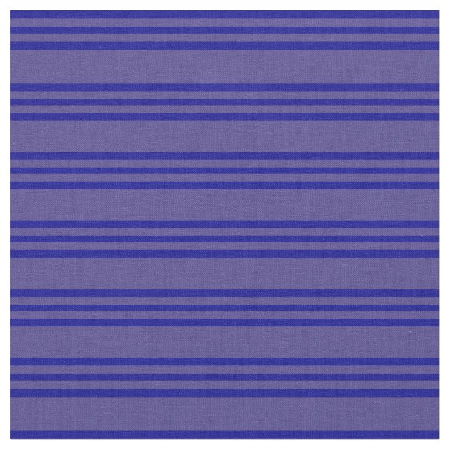Dark Slate Blue and Dark Blue Stripes Fabric (Close Up)