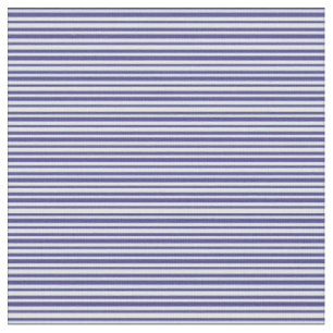 Dark Slate Blue & Light Cyan Stripes Pattern Fabric