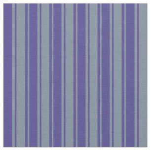 Dark Slate Blue & Light Slate Grey Coloured Lines Fabric