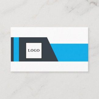 Dark Slate Gray sky blue white Business Card