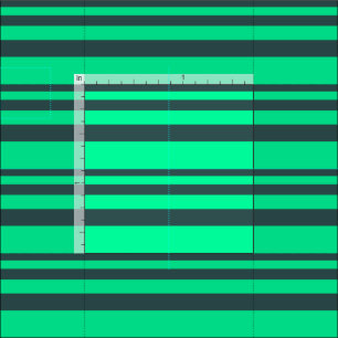 Dark Slate Grey and Green Lines Pattern Fabric