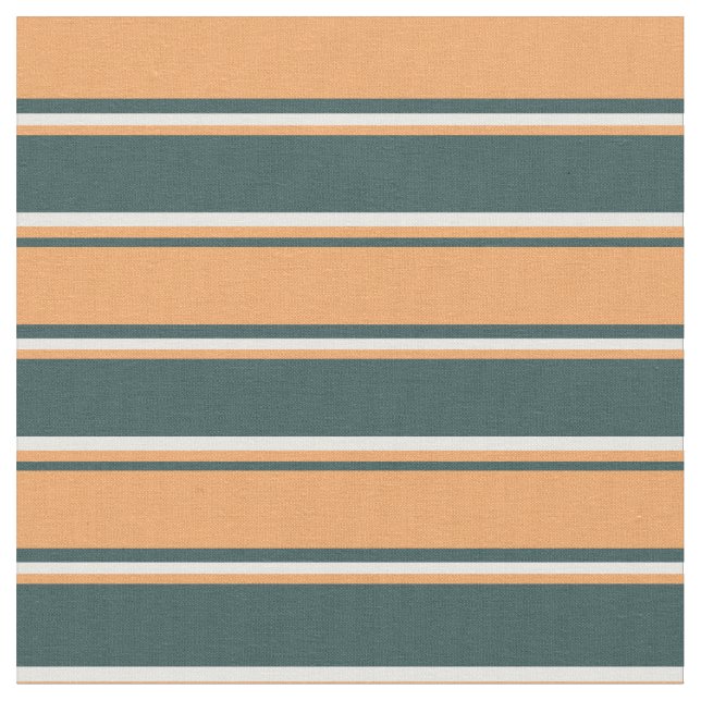 Dark Slate Grey, Brown, and White Coloured Pattern Fabric (Close Up)