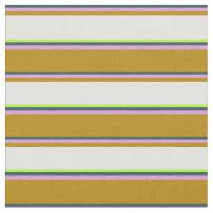 Dark Slate Grey, Plum, Dark Goldenrod, Cyan, Green Fabric