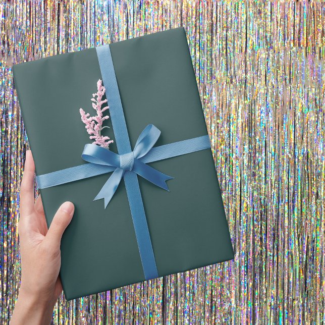 Dark Slate Grey Solid Colour Wrapping Paper (Creator Uploaded)