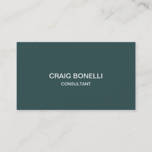 Dark Slate Grey Unique Amazing Business Card