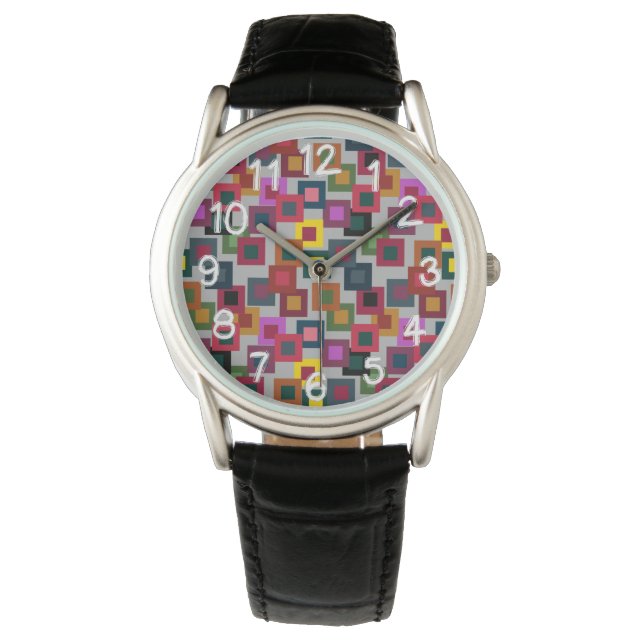 Dark Squares on Light   Watch (Front)