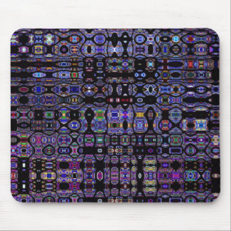 Dark Stained Glass Abstract Mousepad
