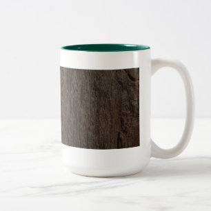 Dark Stained Wood Mug