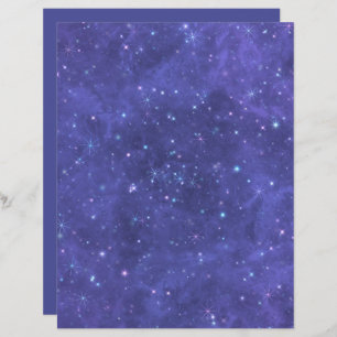 Dark Starry Night Craft/Scrapbooking Paper, Large