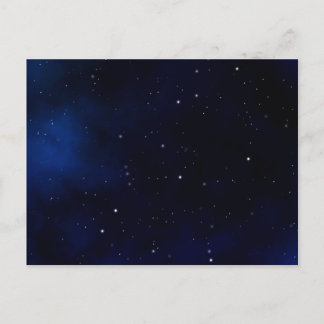 Dark Starry Night Sky Postcard