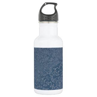 Dark Steel Blue Icy Crystals 532 Ml Water Bottle