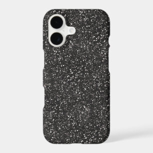 Dark Stylish Silver Grey Glitter