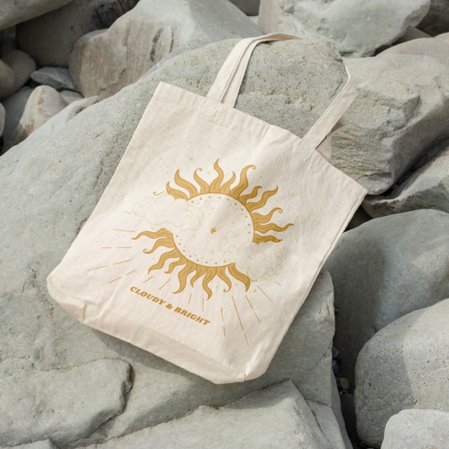 Dark Sun And Clouds Tote Bag (Creator Uploaded)