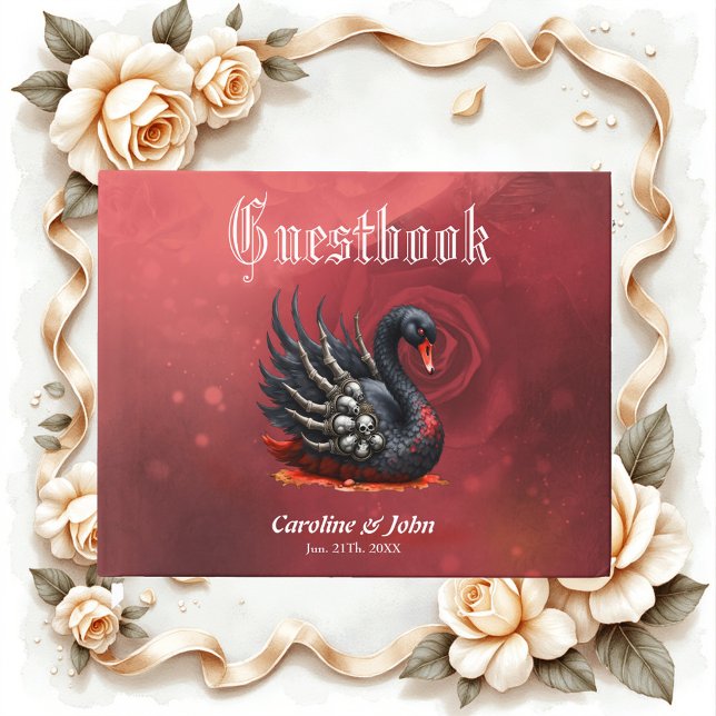 Dark Swan of Bones – Gothic Elegance  Guest Book (Creator Uploaded)