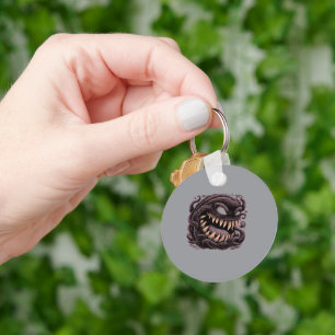 Dark Symbiote Alien Monster Keychain