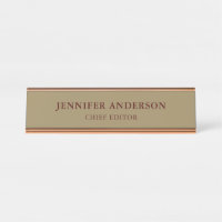 Dark Tan Brown Colour Professional Modern Plain