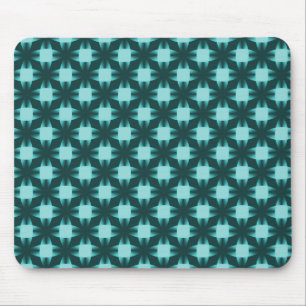 Dark Teal Daring Discs Mousepad