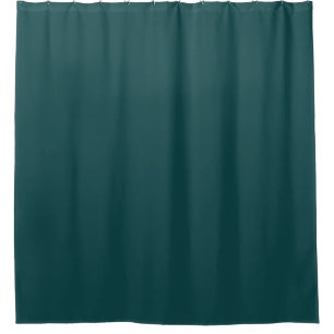 Dark Teal Shower Curtain