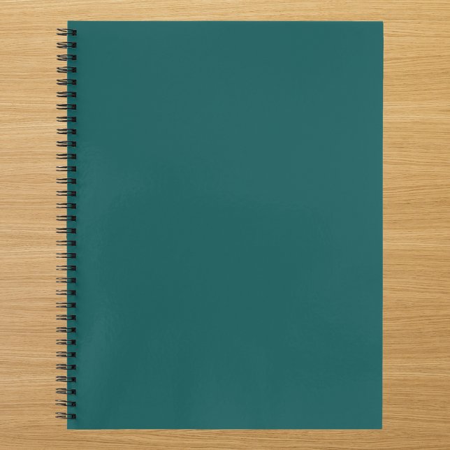 Dark Teal Solid Colour Notebook (Creator Uploaded)