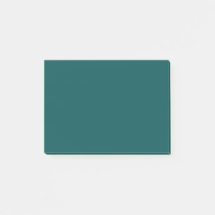 Dark Teal Solid Colour Post-it Notes