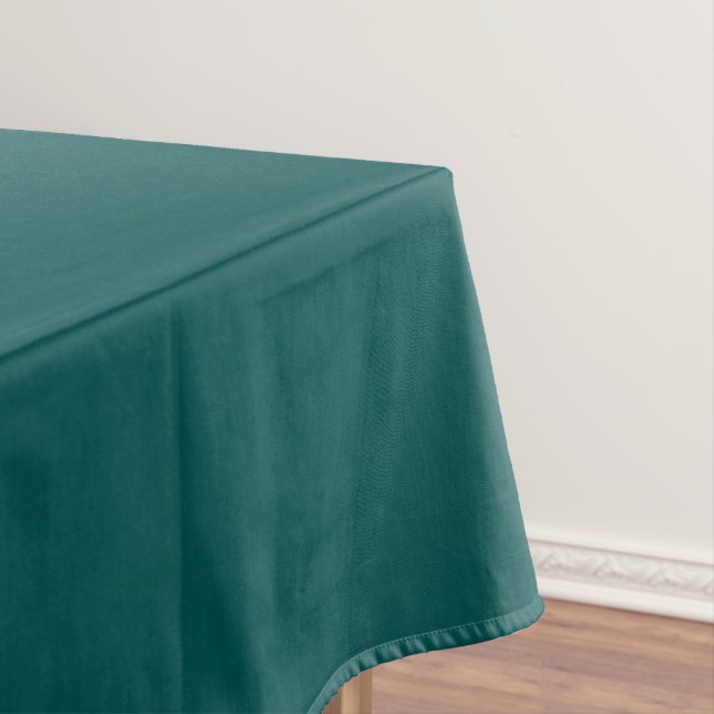  Dark Teal  (solid colour)  Tablecloth (In Situ)