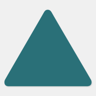 Dark Teal Triangle Sticker