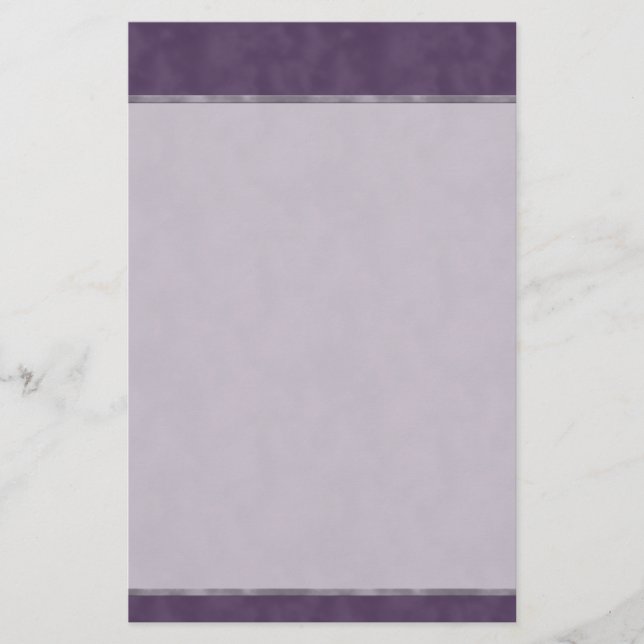 Dark Textured Purple Stationery (Front)