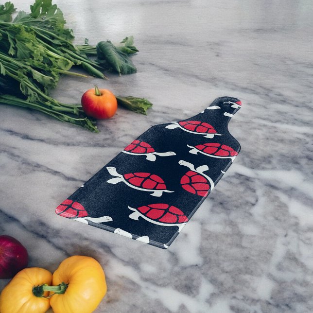 Dark Theme Tortoise  Cutting Board (Chopping Board)