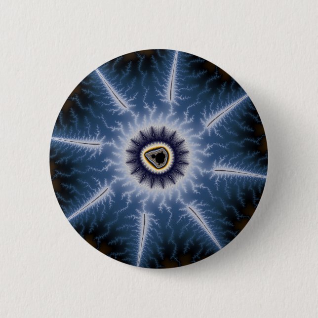 Dark thorns 6 cm round badge (Front)