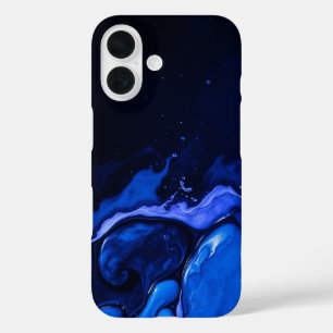 Dark Tides: A Monochrome Masterpiece iPhone 16 Case
