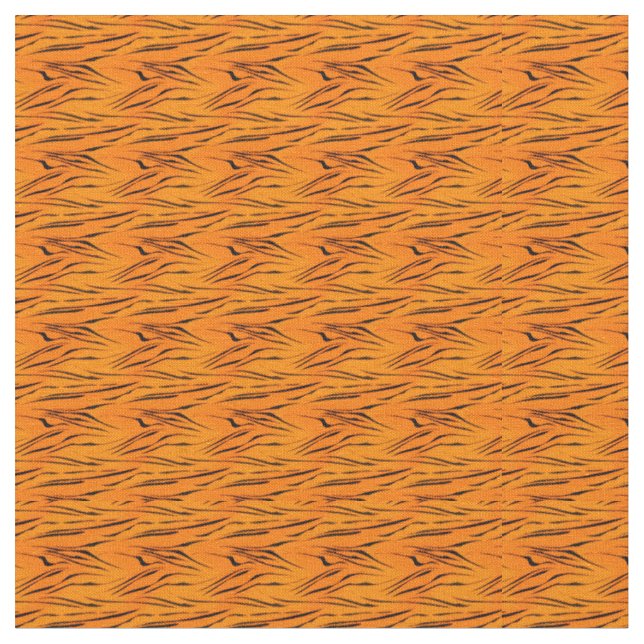 Dark Tiger Cotton Fabric (Close Up)