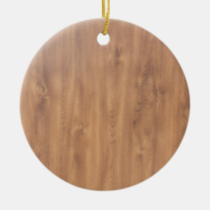 Dark timber pattern ceramic ornament