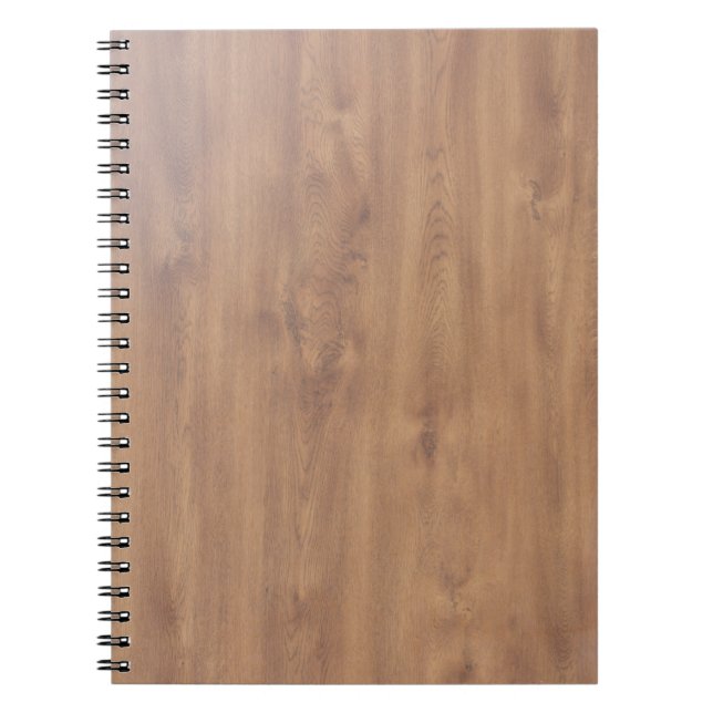 Dark timber pattern notebook (Front)