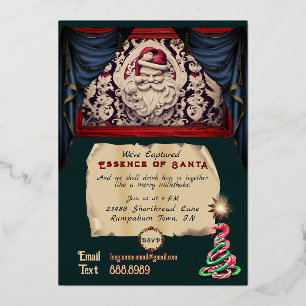 Dark to Light Christmas Party Invite