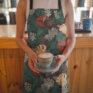 Dark Tropical Apron