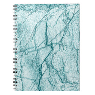 Dark Turquoise Marble Look Notebook